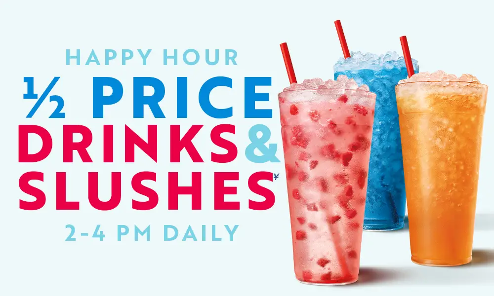 Sonic Half-Price Drinks
