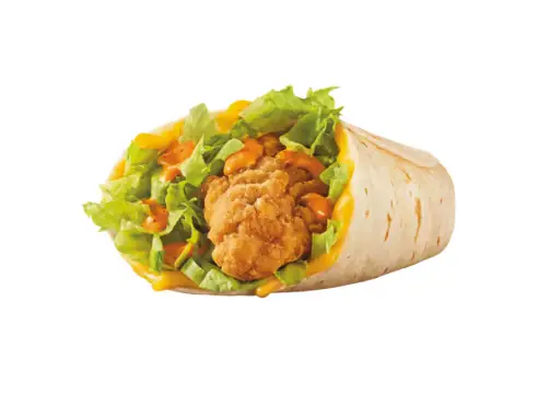 Cheesy baja crispy tender wrap